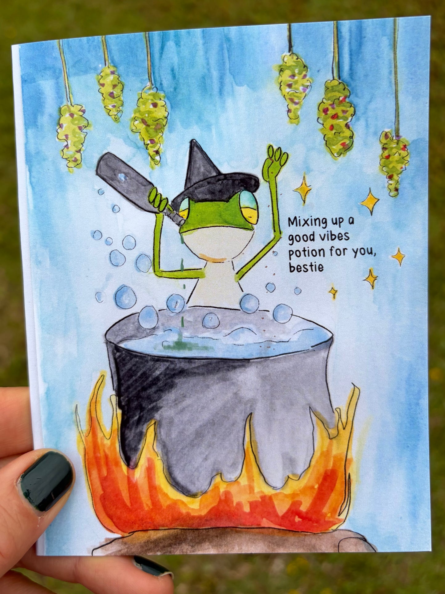 Good Vibes Potion Greeting Card