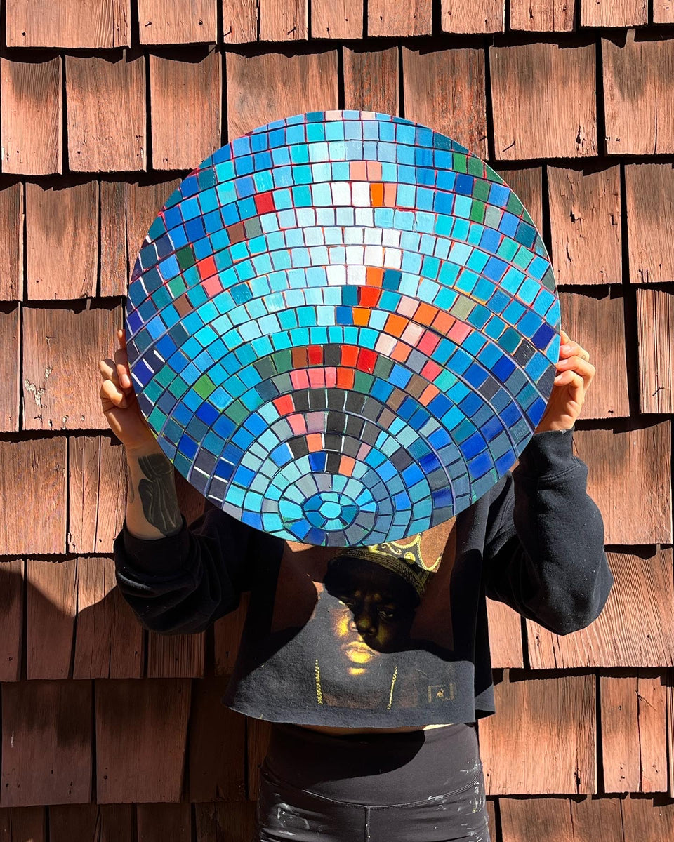 Blue Disco Ball – Sarah Nilson Art