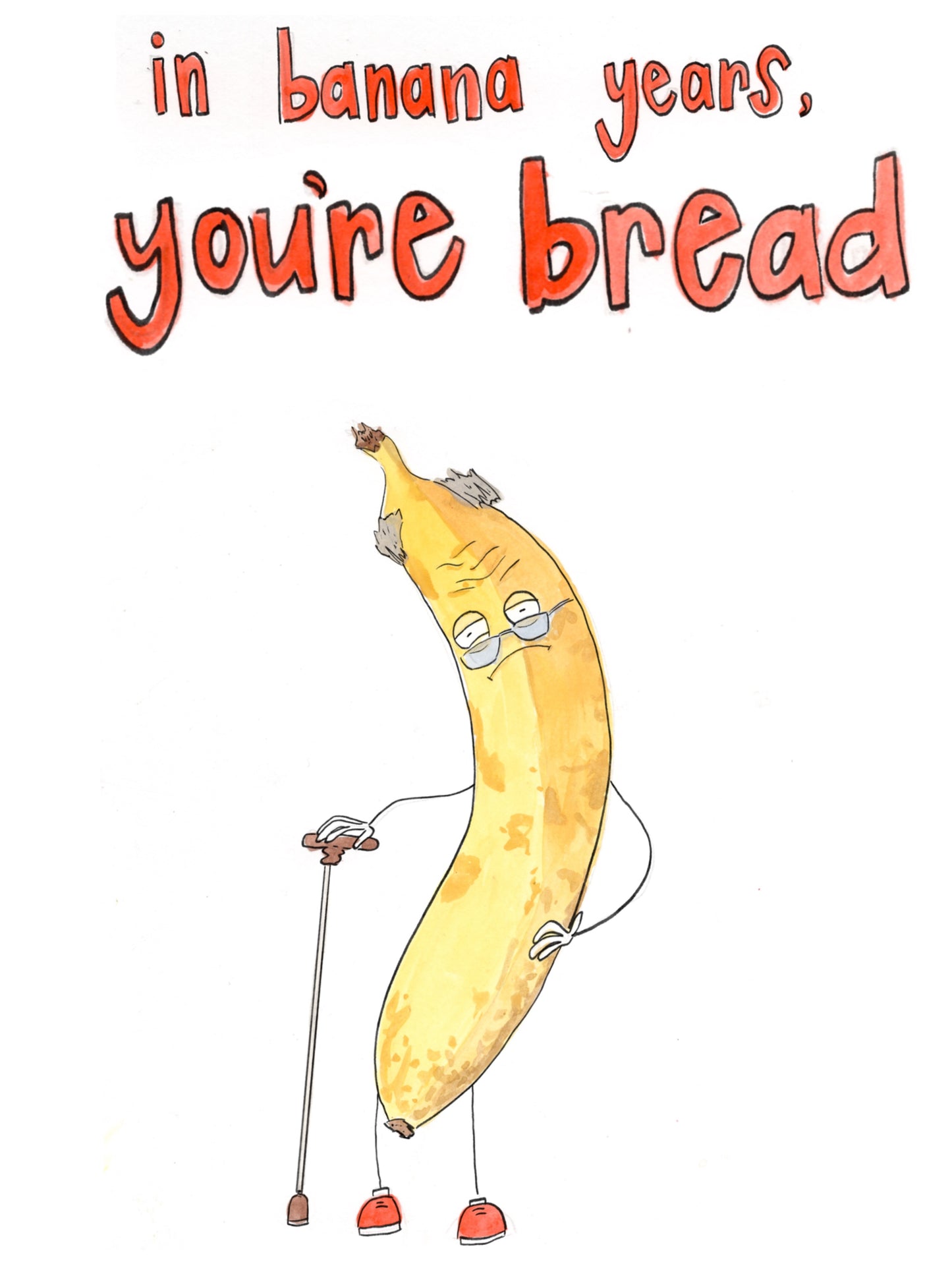 Banana Years Greeting Card