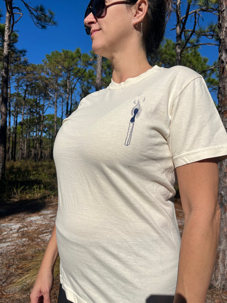 Burn Out Tee - Ivory