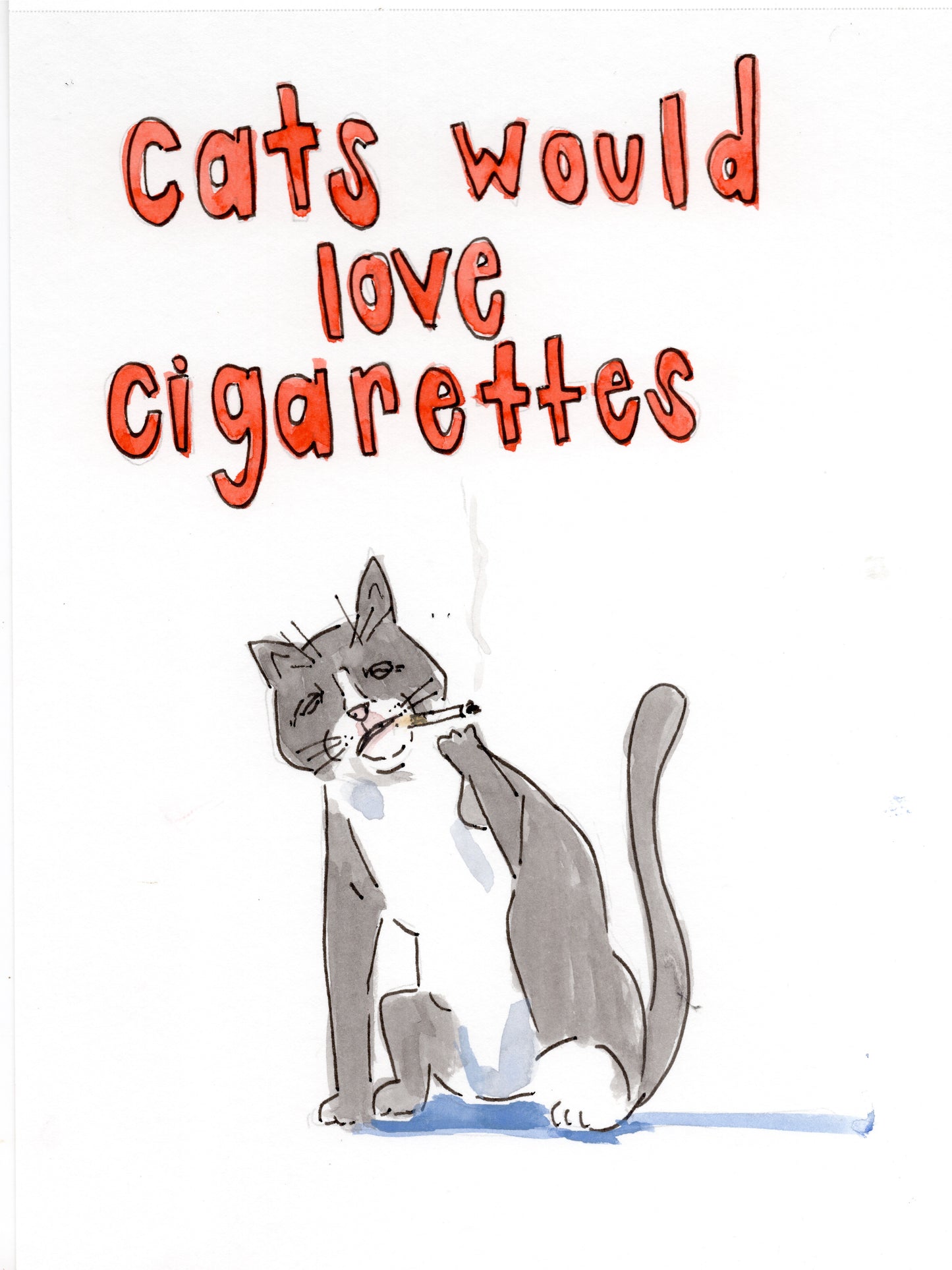 Cigarettes Greeting Card
