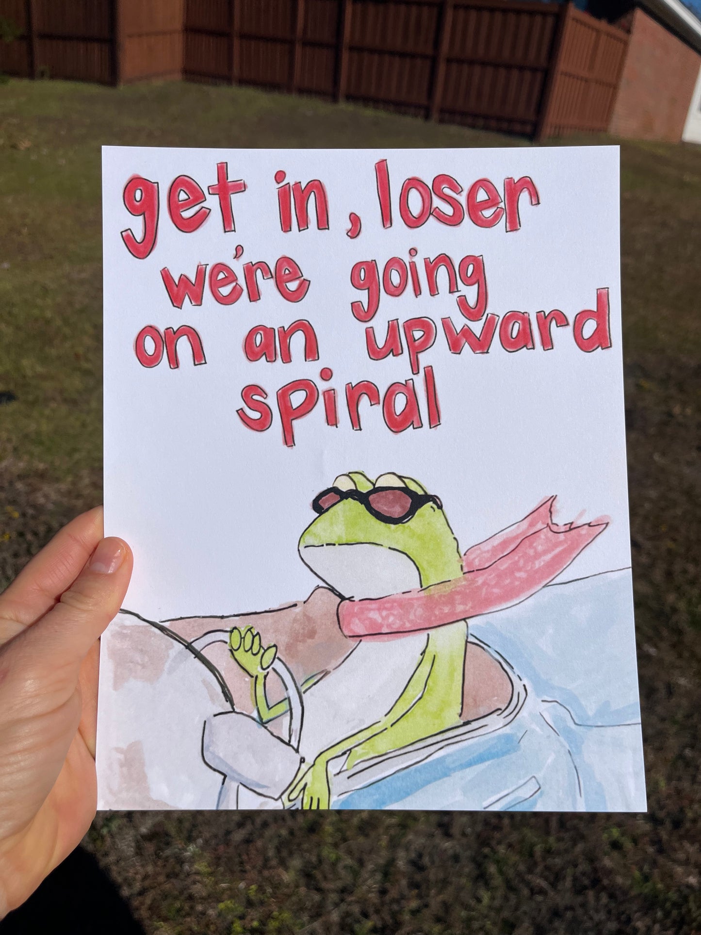 Upward Spiral Art Print