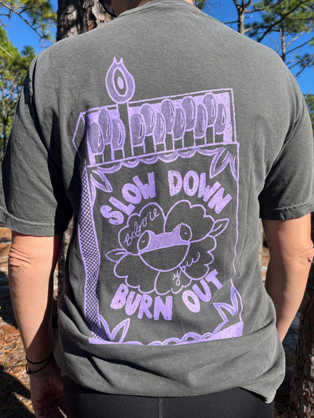 Burn Out Tee - Pepper