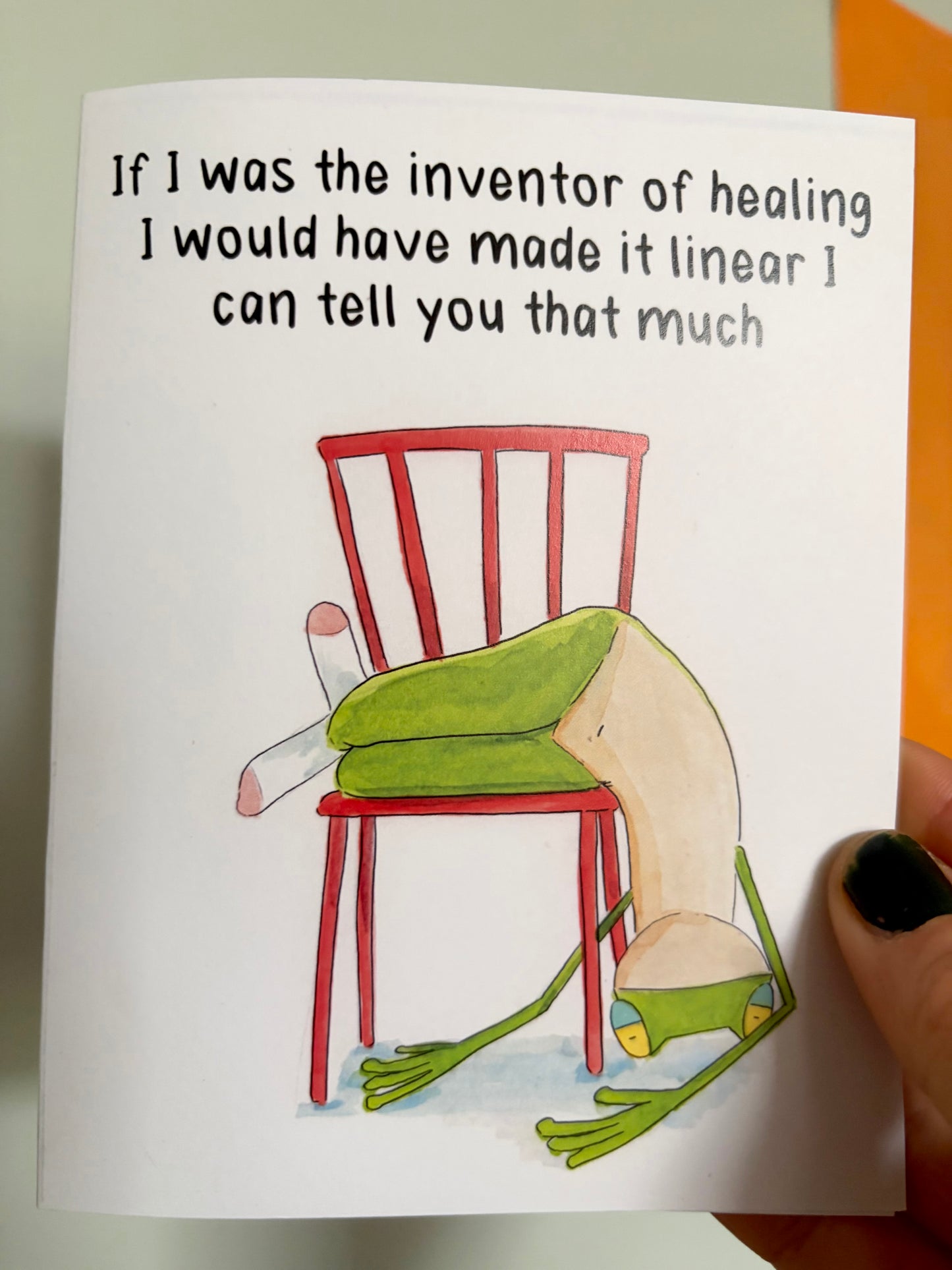 Healing isnt Linear Greeting Card