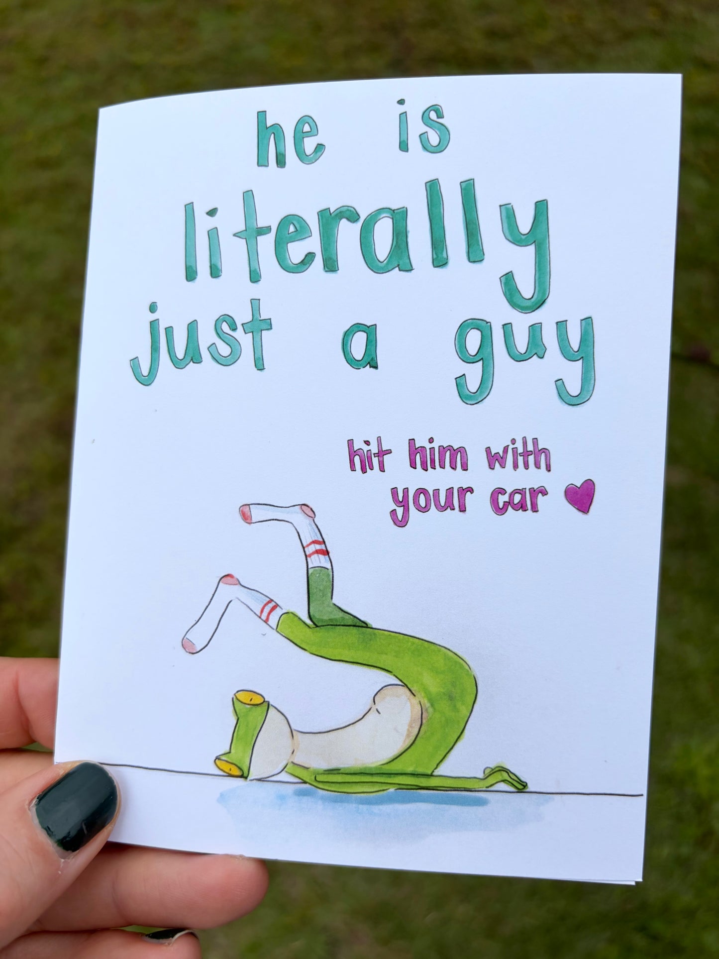 Just a Guy Greeting Card