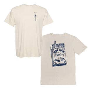 Burn Out Tee - Ivory