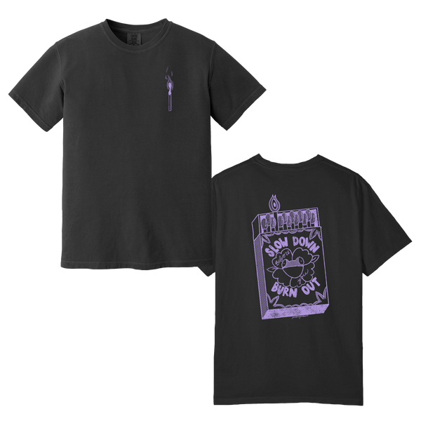 Burn Out Tee - Pepper