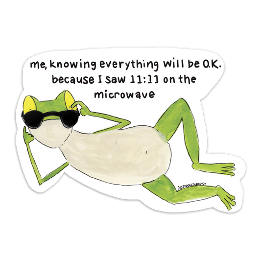Everything Will Be OK Die Cut Sticker