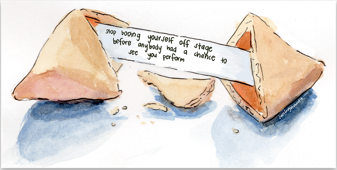 Fortune Cookie Sticker