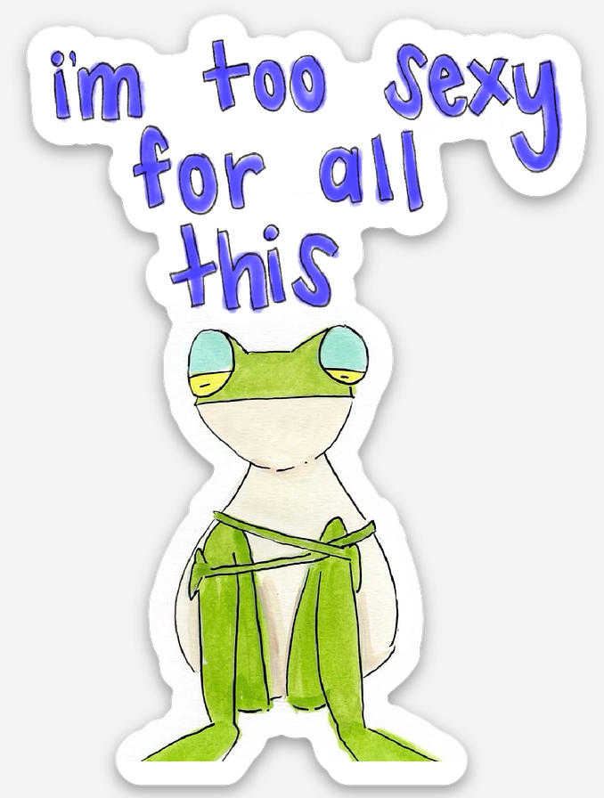 I'm too sexy Sticker