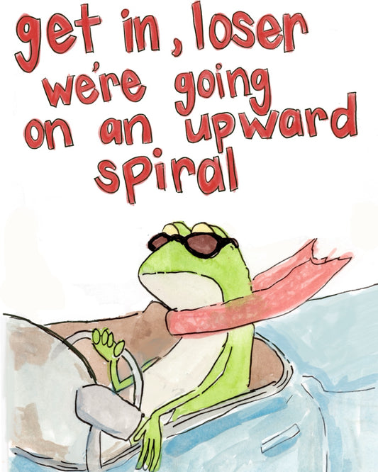 Upward Spiral Art Print