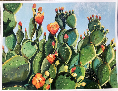 Summer Cactus Print